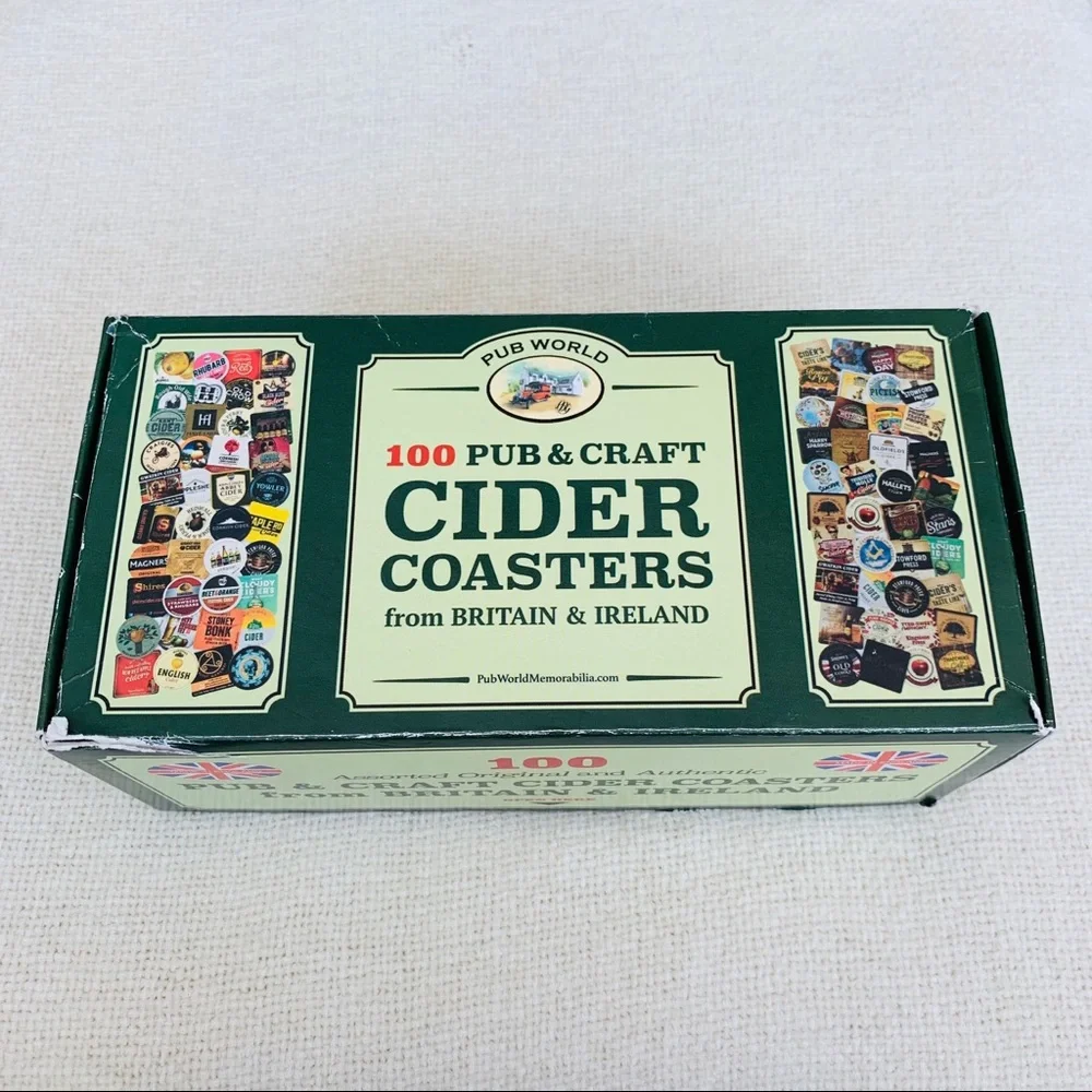 NIOB Pub World Memorabilia 100 Pub & Craft Cider Coasters from Britain & Ireland